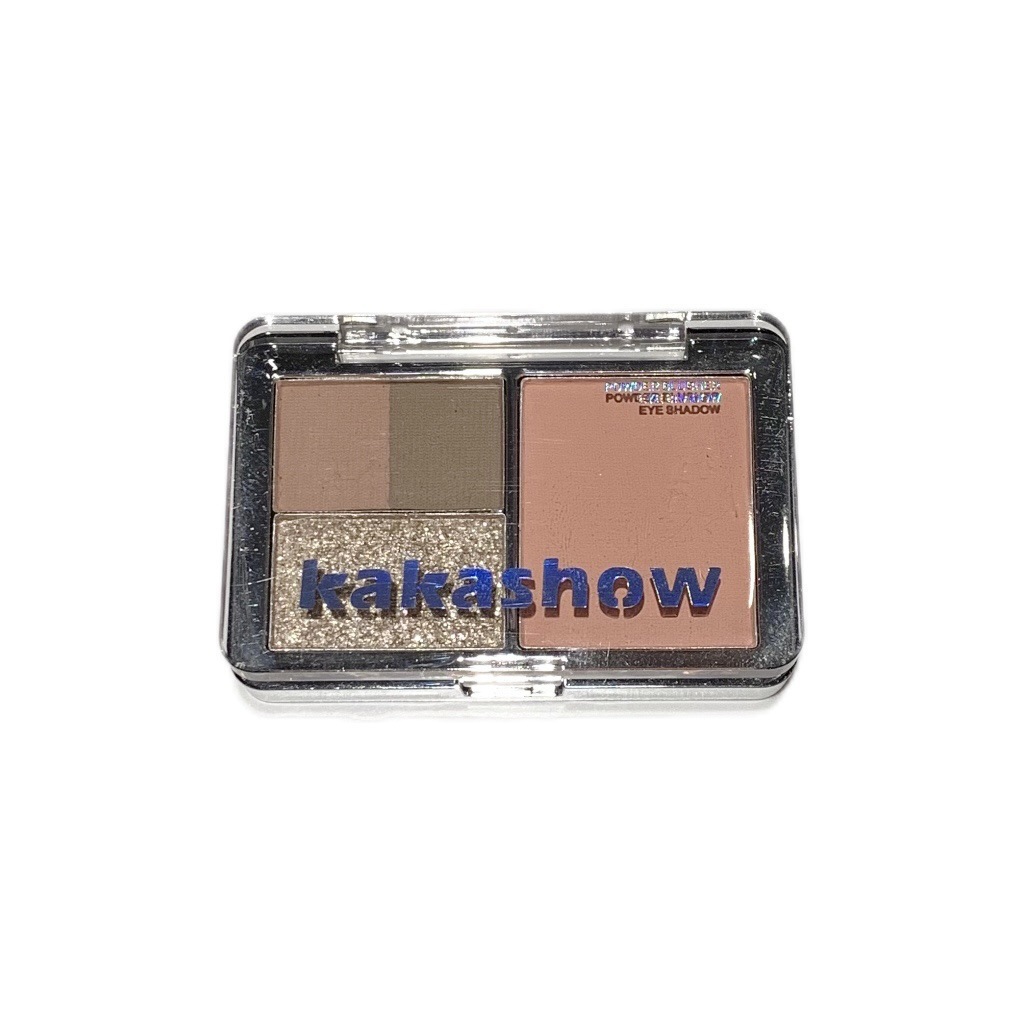 Kakashow Sombra de ojos de cuatro colores Blush Plato completo Fino brillante mate y ligero Atmósfera Natural Novato Plato integrado Mujer