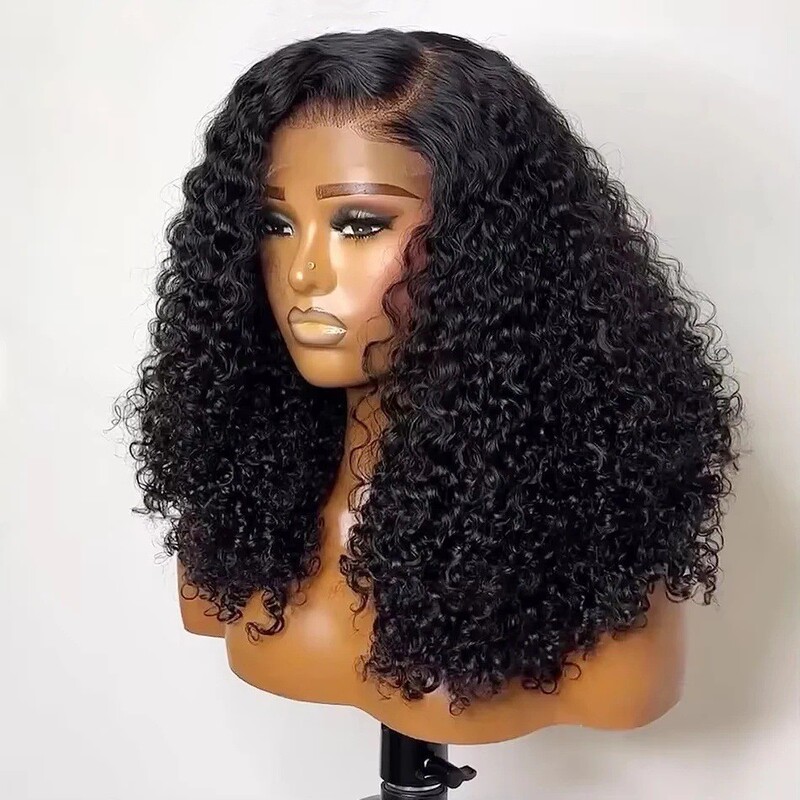 12A Double Drawn Human Hair Pixie Curly Wig 300% Density Glue-Free Real Human Hair 12A Double Drawn Human Hair Pixie Curly Wig 300% Density Glue-Free Real Human Hair