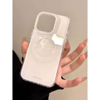 Tinta salpicada de fondo blanco de carcasa única magnética ym5