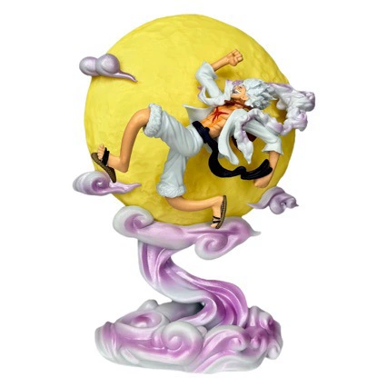 [Original source] Фигура One Piece, Ника Луффи к Луне, Роспаковка анимационная статуя модель Фигура One Piece
