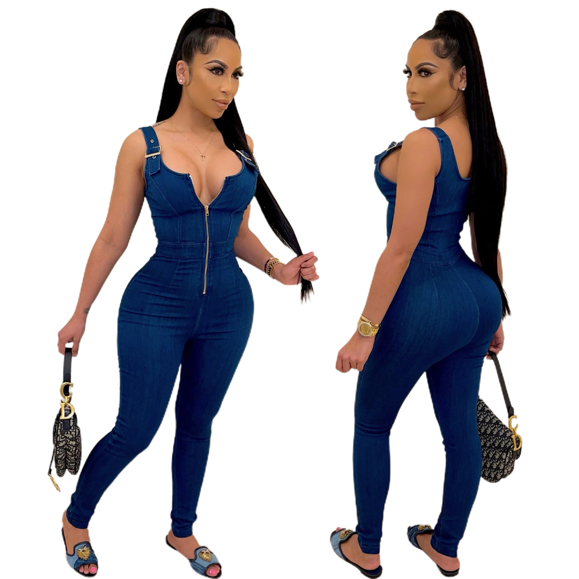 Stylish Denim Jumpsuit