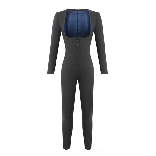 Ladies' Tummy Toning Sweaty Sport Running Yoga Fitness Suit Exquisite Sweat Body Shaping Bodysuit