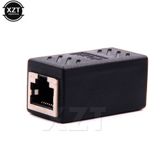 一体成形rj45ネットワークケーブルコネクタ対コネクタネットワーク双通ヘッドネットワーク直通ネットワークケーブル延長水晶ヘッド