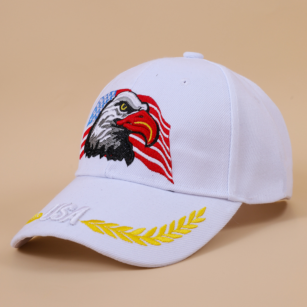 2023 nuevo águila bordado verano al aire libre ocio sol-prueba personalizada gorra de béisbol para hombres y mujeres