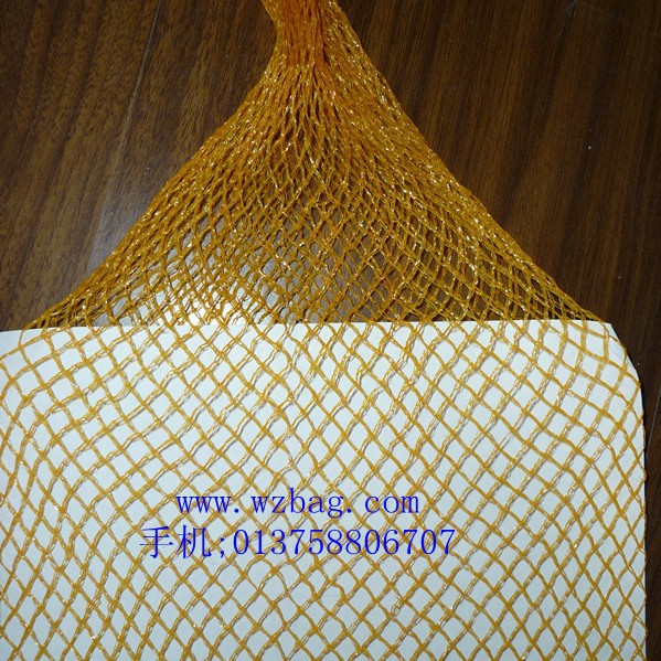 塑料菱形编织袋 苹果包装袋 玉环文旦包装袋PE网眼袋