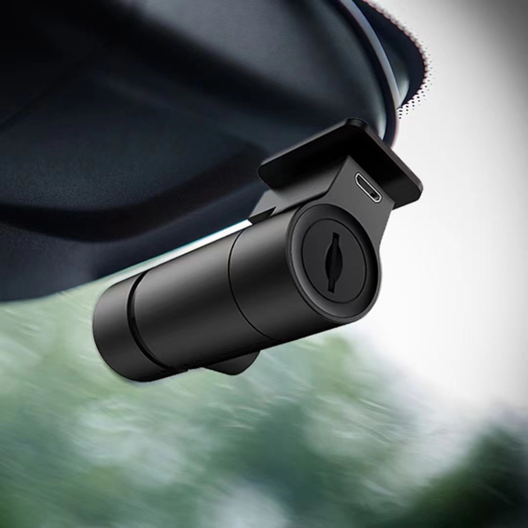 Car-Mounted Screenless Wifi Version Driving Recorder 1080P Night Vision No Installation Required Mobile Phone Connection Single Mirror Rearview Mirror