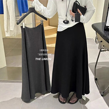 预8581加厚羊绒面料-超软糯秋冬款半身裙-不退换