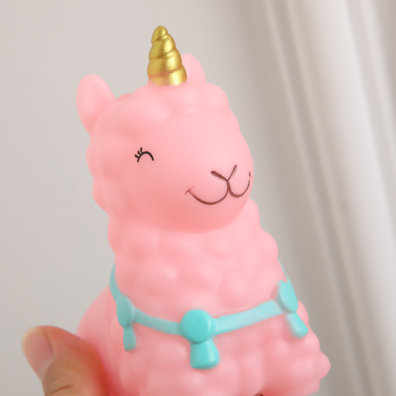 Adorable unicorn night light, internet celebrity girl heart, cartoon bedroom bedside decor, creative INS doll, small gift