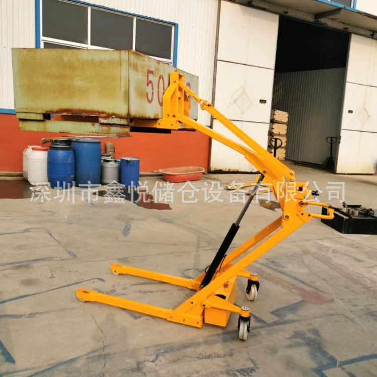 曲臂便携式电动叉车液压小型装卸车手推车仓储超市物流工具搬运车