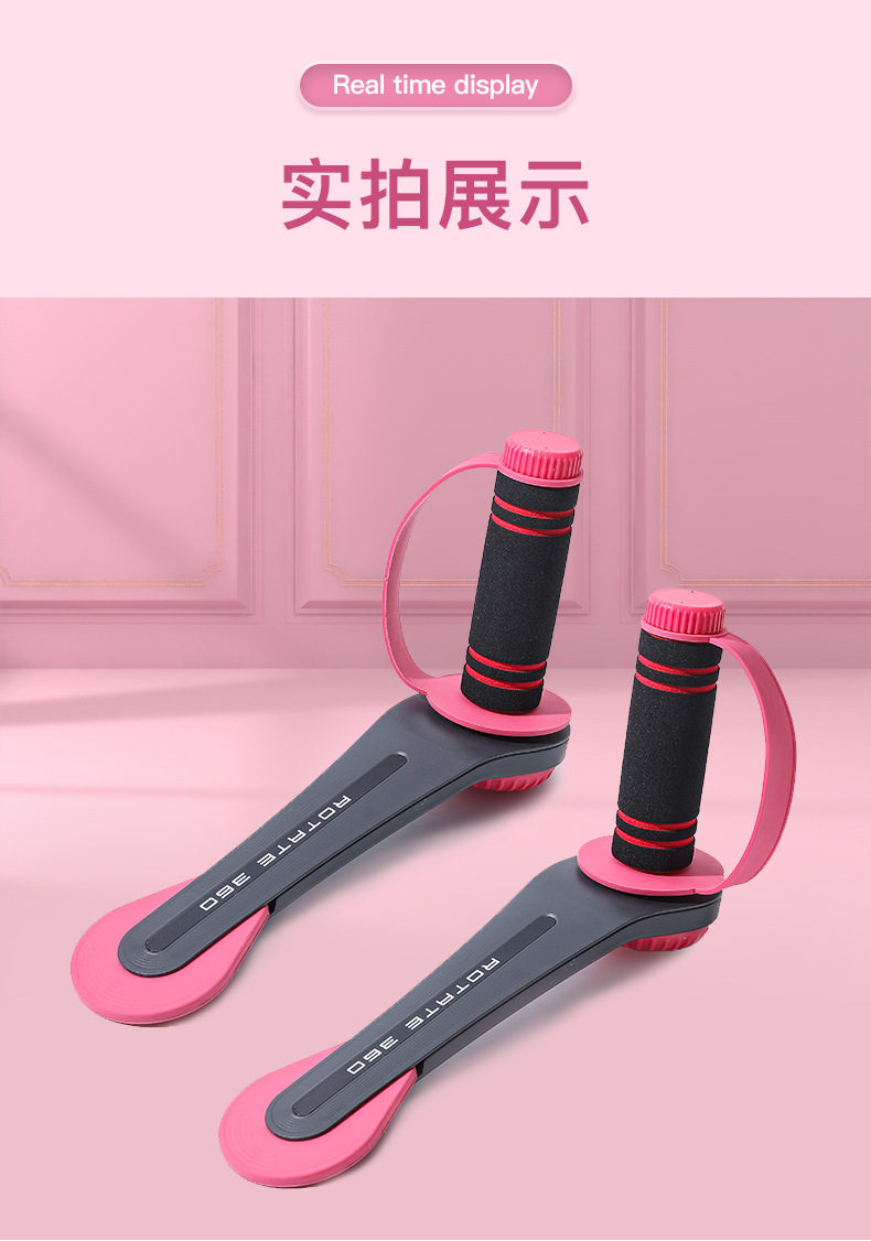 跨境旋转哑铃臂肌锻炼瑜伽运动可调节哑铃静音手摇哑铃健身器材