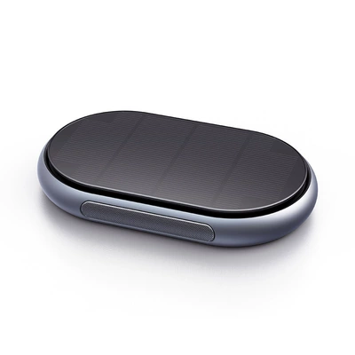 Aluminum Alloy solar car air purifier charging small car purifier smoke removal odor removal gift (Hava təmizləyiciləri) - gray