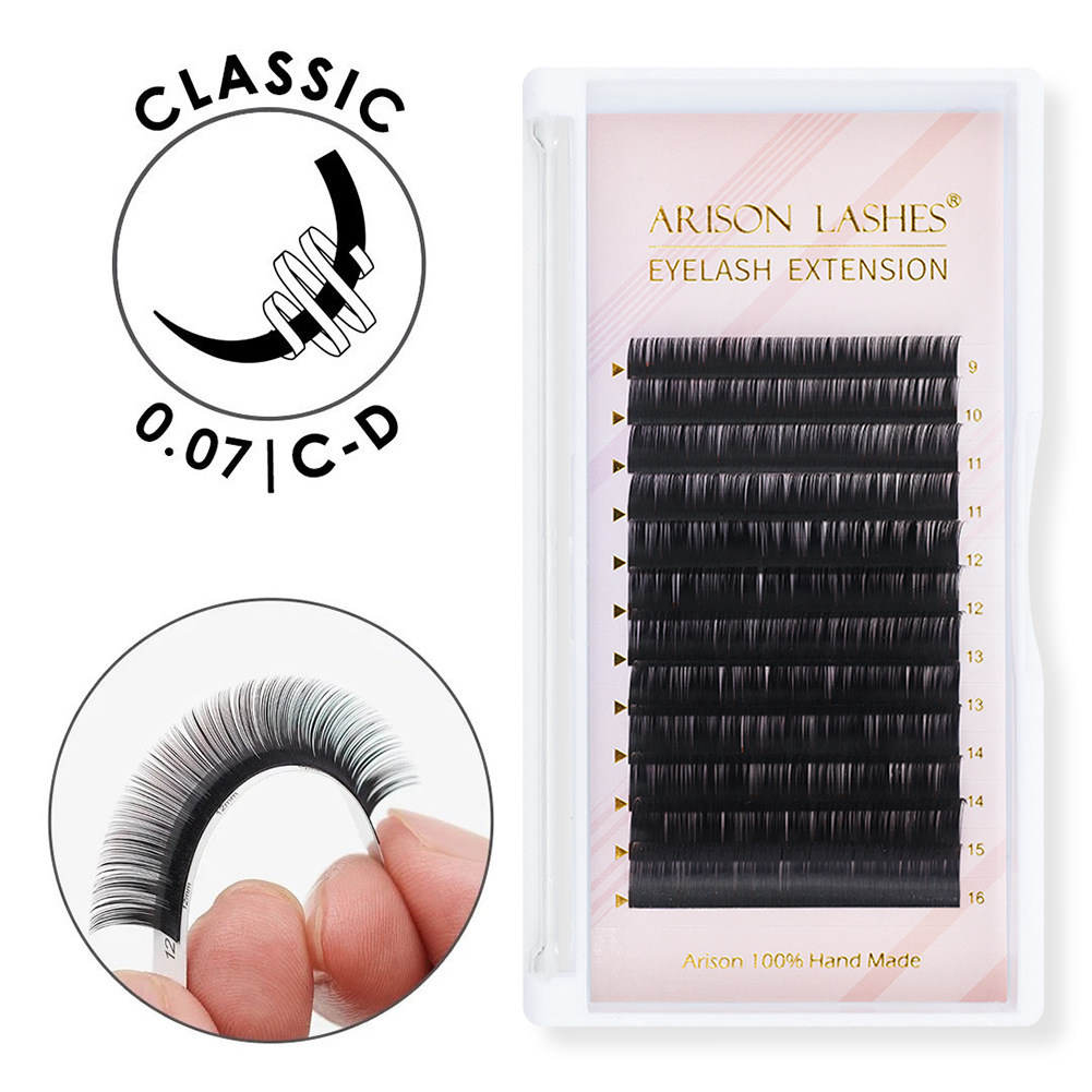Grafted Eyelashes Arisonlashes Cross Border False Eyelashes Single Mink Hair Single Layer Eyelashes Flatness_voghion.com