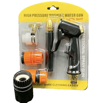 Cross-Border Wholesale Thickened Water Gun High pressure car wash water gun - six-piece-water-gun-set