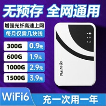 免插卡随身WiFi6路无线由器 4G无限流量高速上网户外便携式全网通