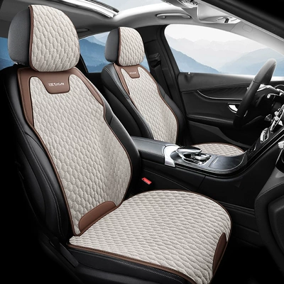 Seat cushion, seat cover: All-Season Universal Cotton and Linen