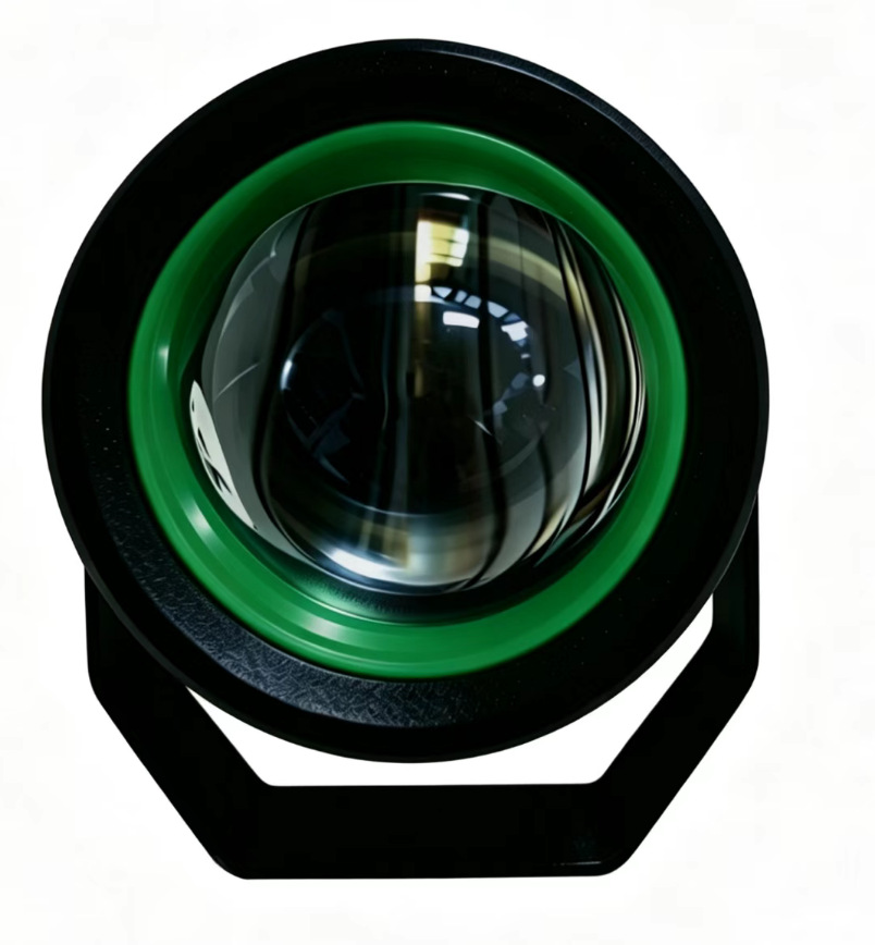 Motorcycle Led External Spotlight with Dual Yellow and White Lights, Integrated High and Low Beam, Electric Vehicle Lens Headlight, Waterproof Modification