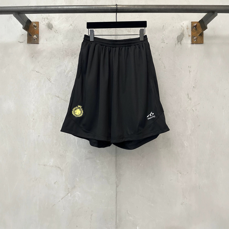 High-End Version of Paris Bl's 26Ss New Football Series Sports Casual Shorts, Os Loose Fit, Unisex