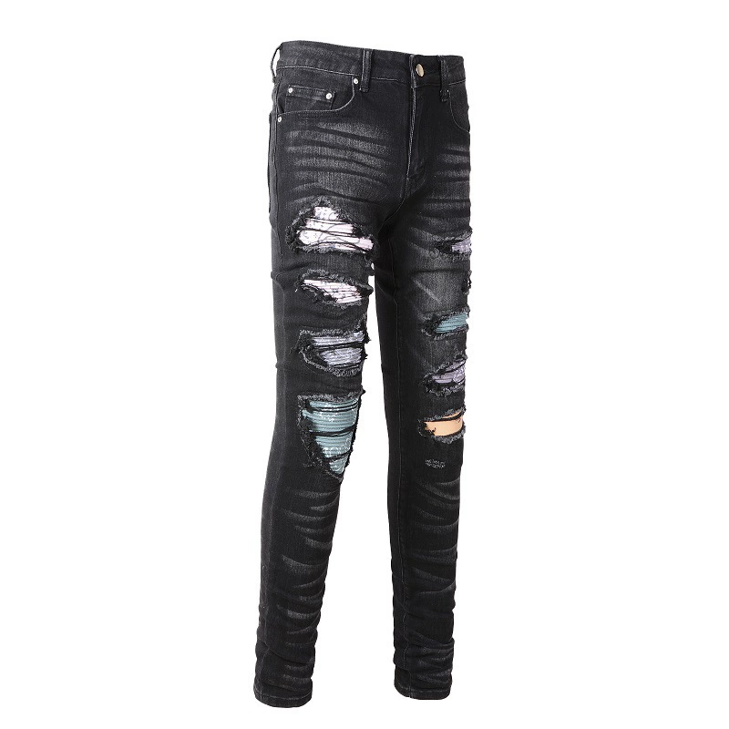 Брендовые эластичные брюки, джинсы, европейский стиль