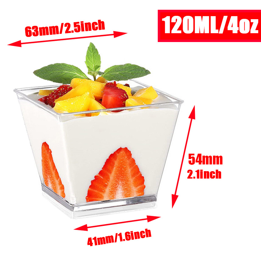 Large square cup 120ml