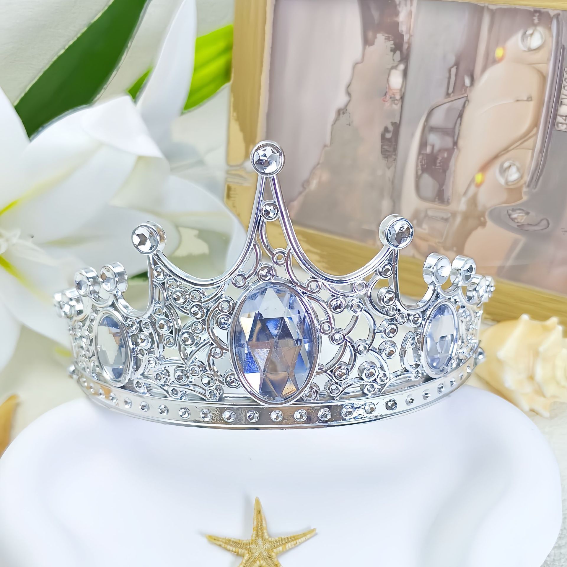 Diadema de corona para niños, accesorios para el cabello de princesa y reina, disfraz para fiestas, actuaciones y bailes, listo para la venta.