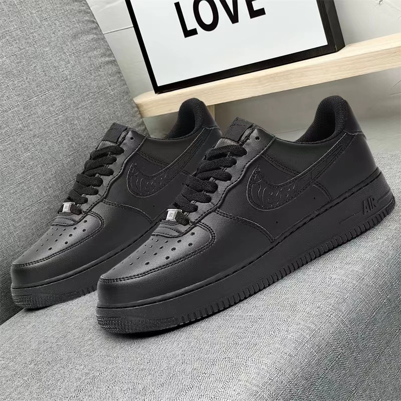 Кроссовки Air Force 1, низкая обувь, белые универсальные кеды
