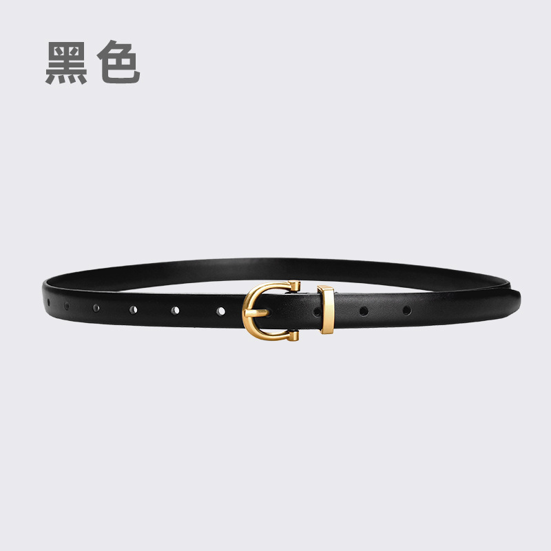 真皮腰带女复古女款皮带简约百搭时尚牛仔裤西裤女士牛皮厂家批发|undefined