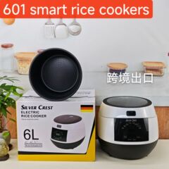 跨境新款智能触屏6L电饭煲家用多功能大容量预约定时电饭锅批发