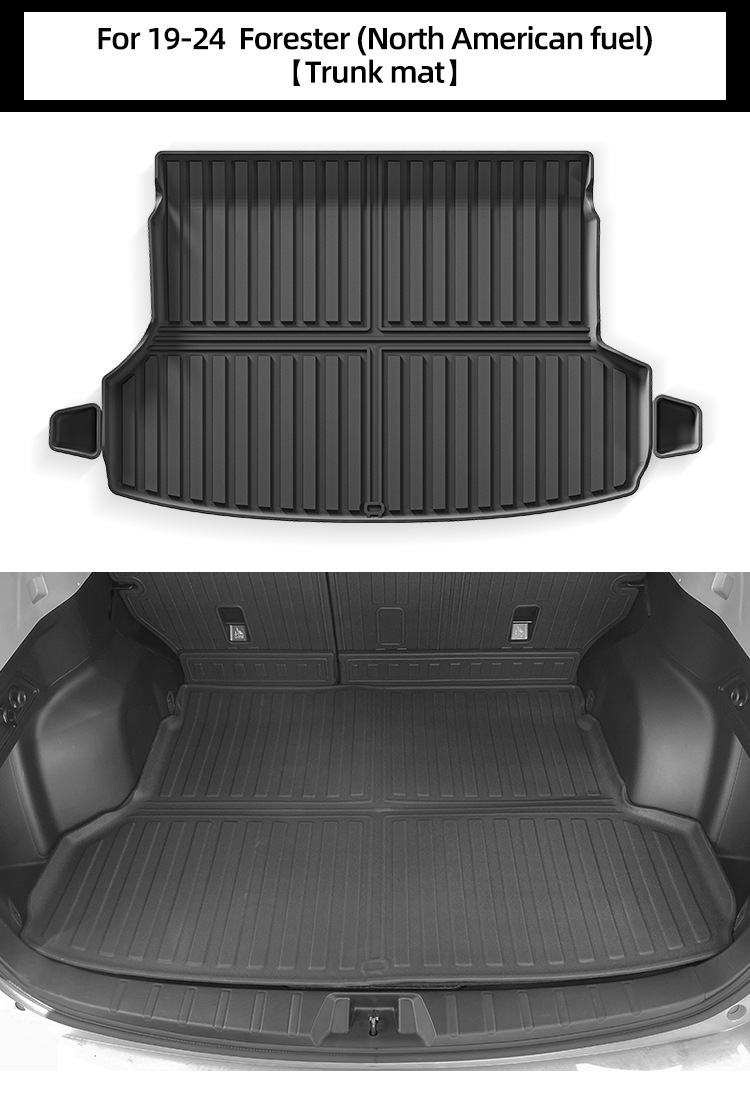 Suitable for 19-25 Subaru Forester Forester Car Mat TPE Foot Mat Tail Box Mat