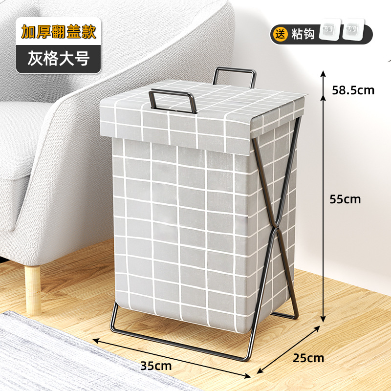 Cesta de lavandería ropa sucia cesta de almacenamiento cesta de lavandería plegable hogar Baño sala de estar lavandería cesta de la ropa bolsa