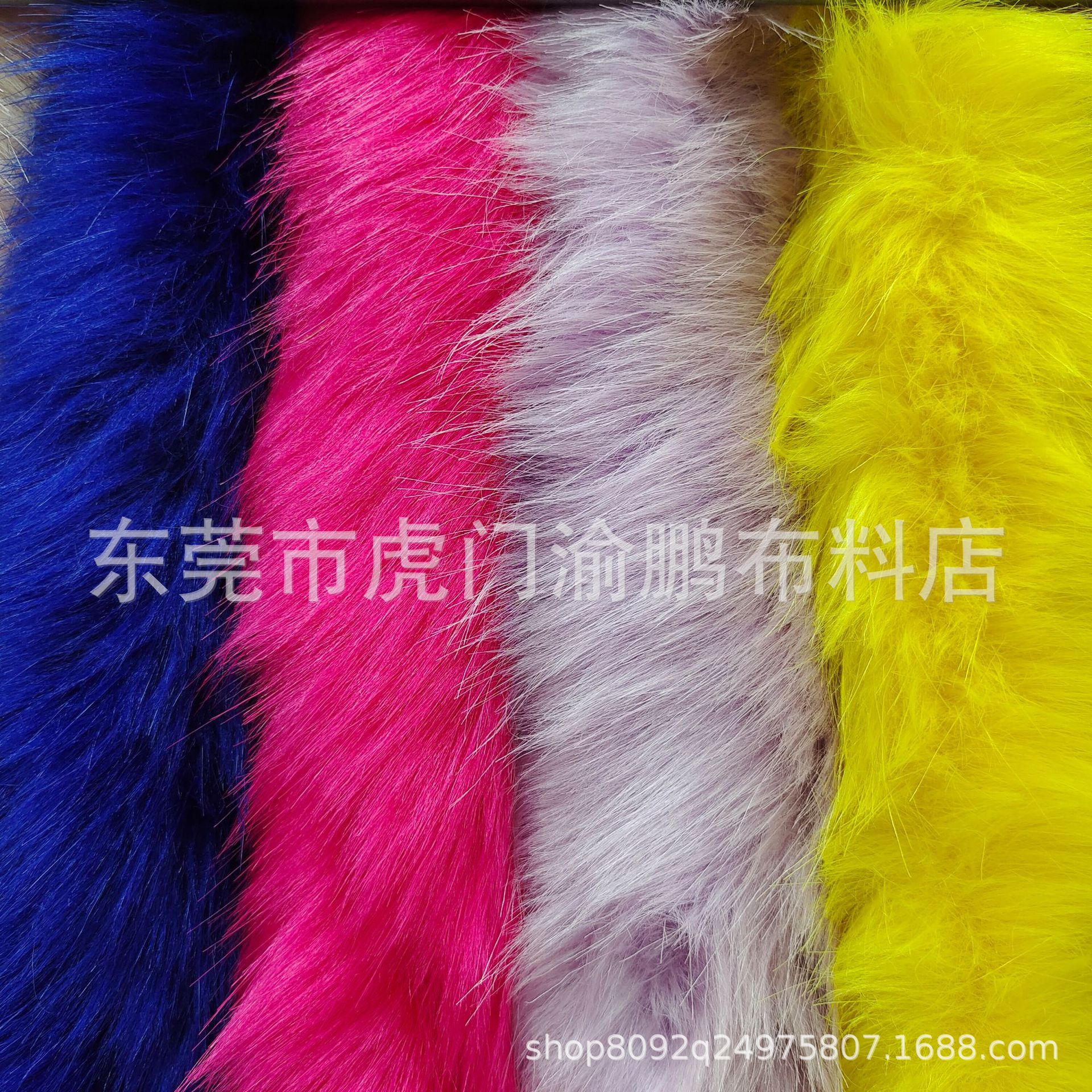 现货供应狐狸毛绒服装鞋材玩具手袋圣诞毛球地毯派克服内里
