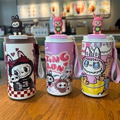 クロスボーダーコーヒーカップ漫画パターンマトラブブ人形カップ新シリーズウォーターカップストローカップ魔法瓶カップバッチ