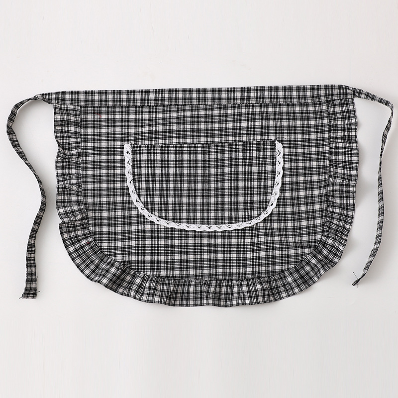 New Stylish Half-apron Women, Suitable For Kitchen Use, Stain-resistant, Durable, Breathable, Half-length Waist Apron,_voghion.com