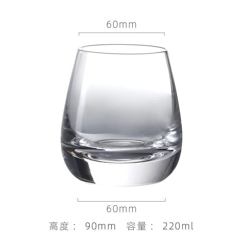 Barra de KTV copa de vino especial sin plomo cristal whisky Copa espíritus taza fragancia taza de fondo grueso copa de vino