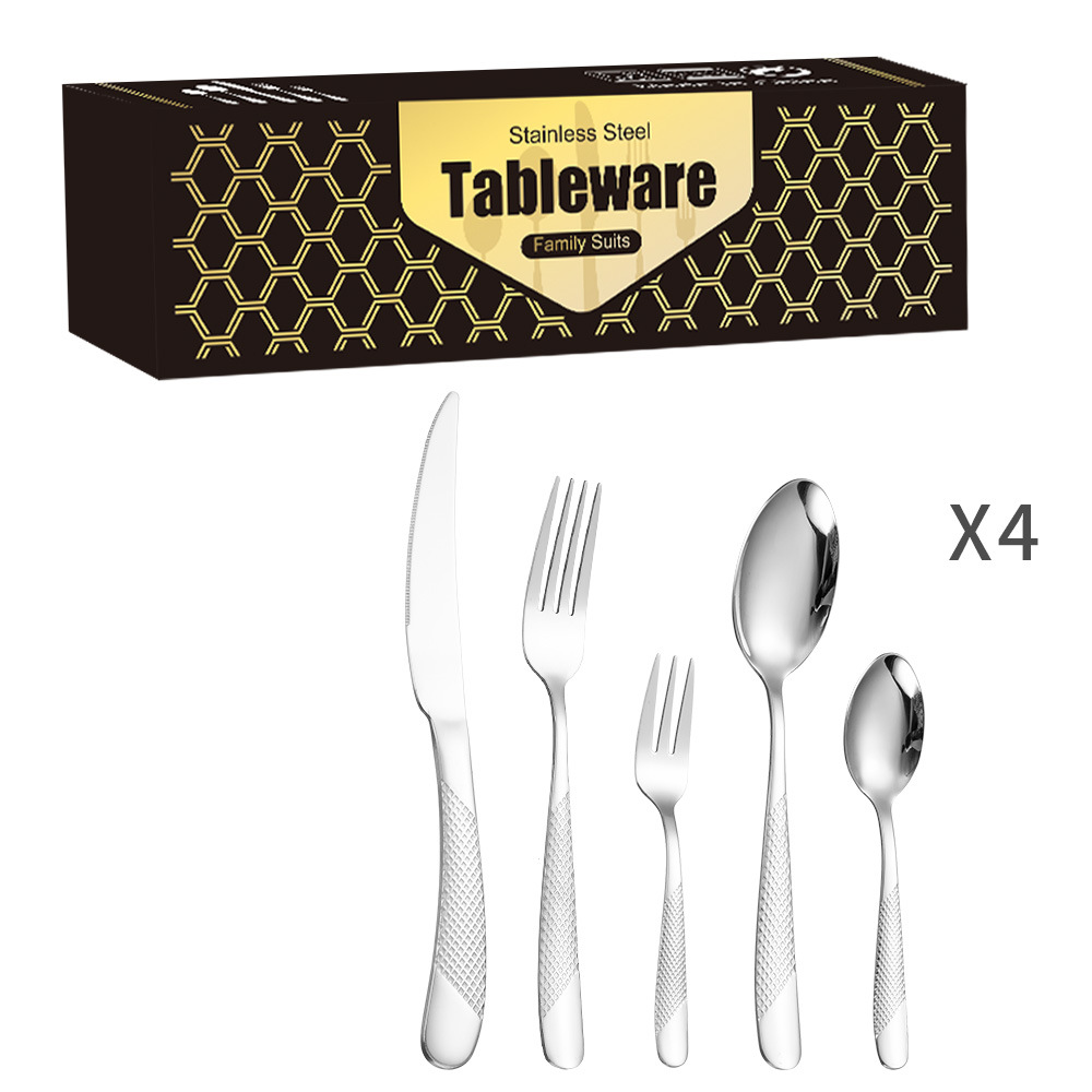 블랙 골드 박스-실버 20pc