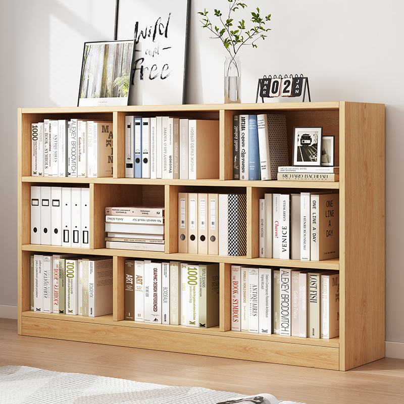 Bookshelf Floor Storage Living Room Wall Multi-layer Storage Display Shelf Small Layered Prellis Cabinet Simple Bookcase