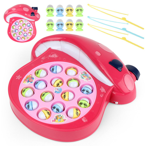 Children's Electric Fishing Magnetic Baby Mushroom Early Education Brainy Kids Toys New Year Street Stall Gift Set