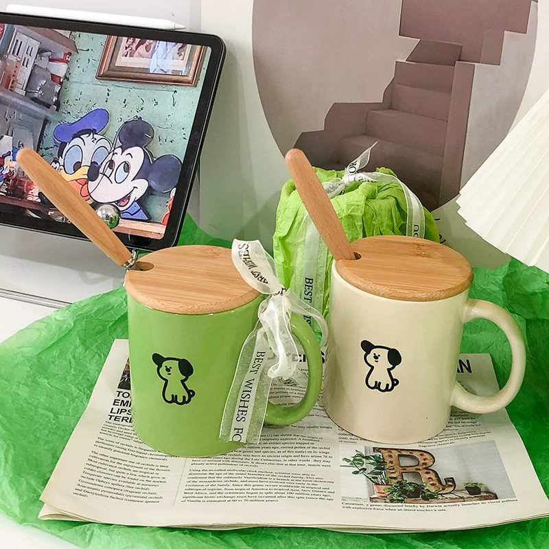 Нем spoke green puppy керамическая кружка Марк кружка девушка общежитие питьевая кружка для дома пара молочная кружка кофейная кружка