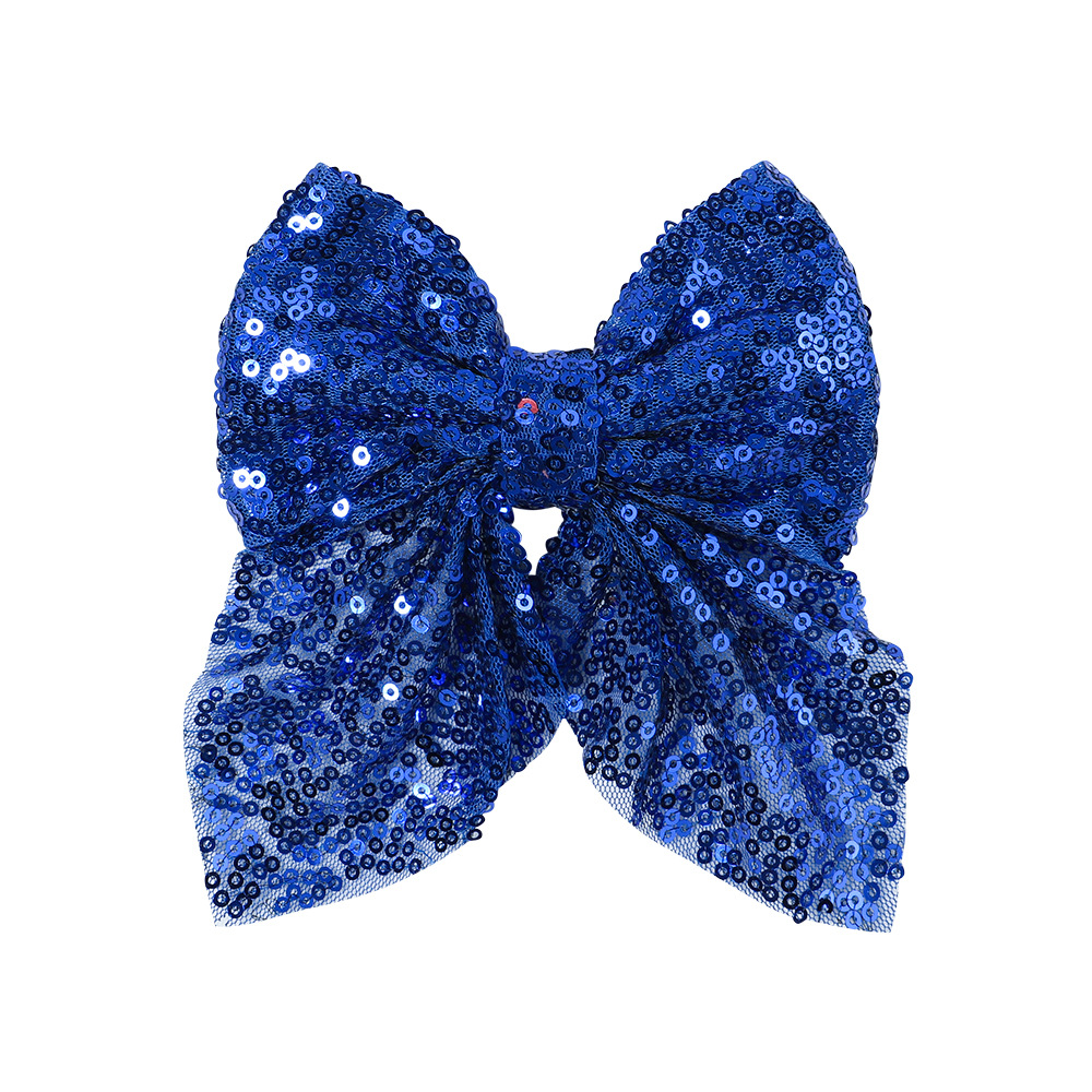 Fashion Bow Knot Sequin Pleated Hair Clip 1 Piece display picture 2