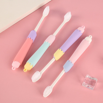 牙刷軟毛6-12歲以上卡通矽膠牙刷男女學生成人牙刷廠家直銷可定制