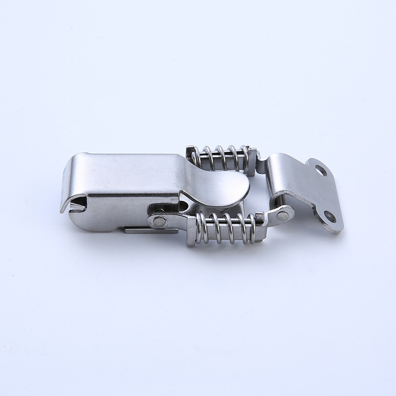 ステンレス製のロック穴のないカモの口のボタンの金属のスプリングのボタンの道具箱のボタンの平たい口の鉄のボタンのロック|undefined