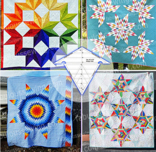 �羳Fabulous Sewing Star 60&deg;��120&deg;�Ӽ�ģ���и�߿p�x��Ш��