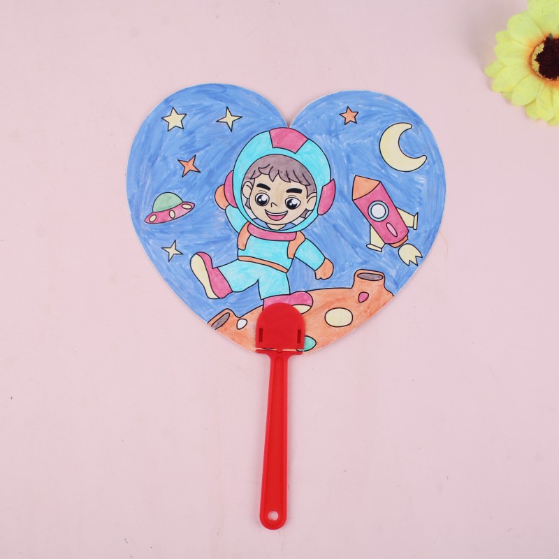 Abanico de Pintura Creativa DIY, Regalos para el Día del Niño, Actividades Escolares, Recompensas para Estudiantes, Premios, Regalos de Cumpleaños