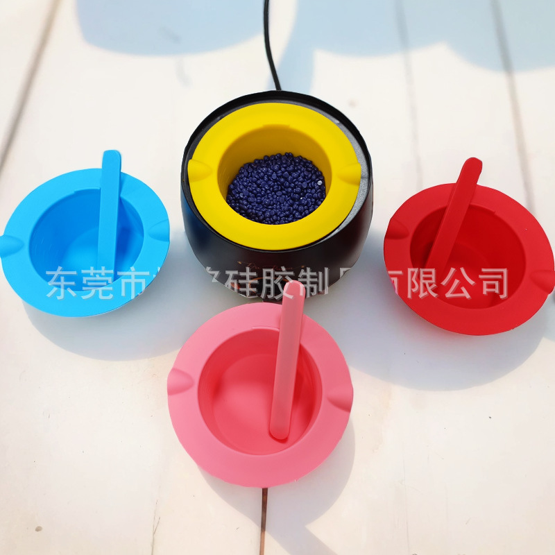 diy硅胶面膜碗美容脱毛融蜡混合碗耐高温硅胶蜡豆碗水疗调膜碗