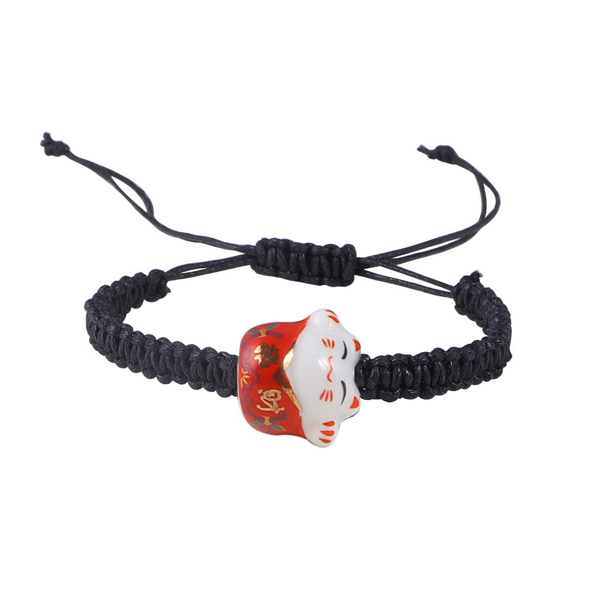 New Lucky Cat Shape Adjustable Size Ceramic Bracelet display picture 7