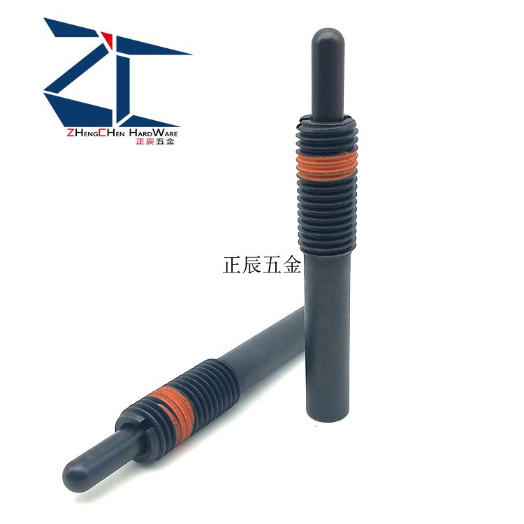 PJH重载型弹簧柱塞 特大规格伸缩销与定位销 东莞制中碳钢螺栓零