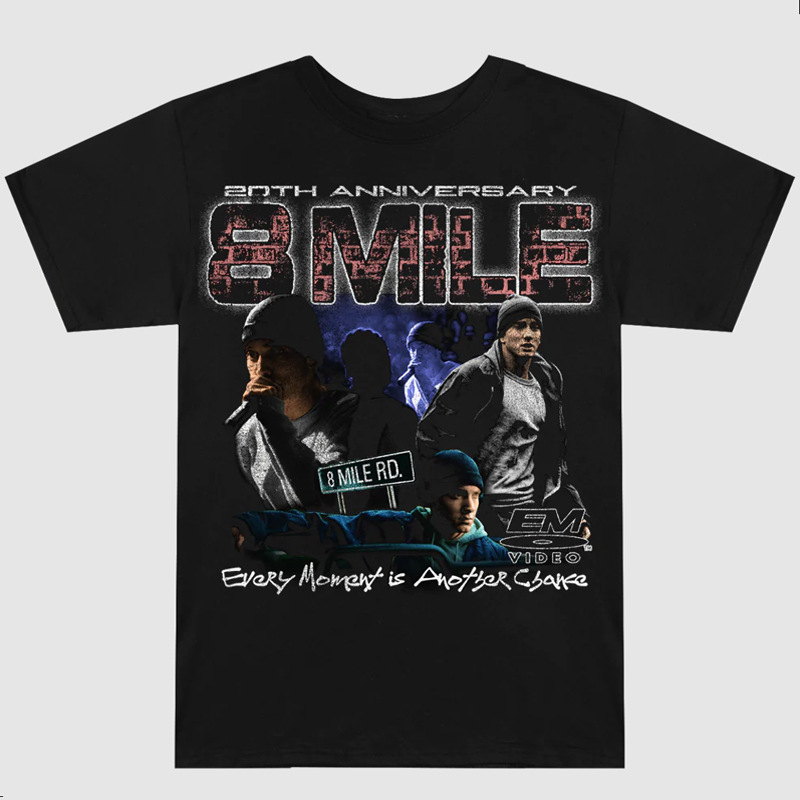 2023 New Minem Eminem Hip Hop American Street Style Trendy Brand Oversize Direct Spray Short T-Shirt 2023 New Minem Eminem Hip Hop American Street Style Trendy Brand Oversize Direct Spray Short T-Shirt