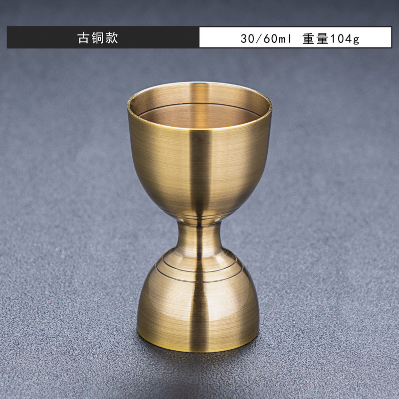Acero inoxidable 304 oz taza de medición India Jigger vino separador vino dispositivo de medición Comercio exterior transfronterizo