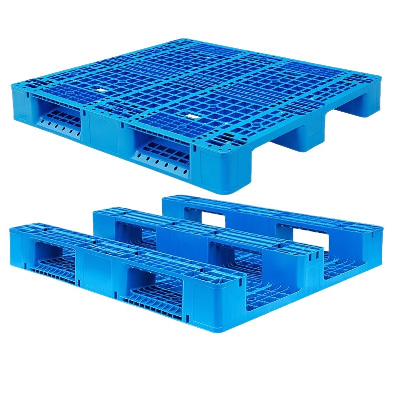Almacenamiento a prueba de humedad estante cartón de plástico cuadrícula Sichuan logística almohadilla de almacenamiento y transporte pallet de carretilla de plástico image 6