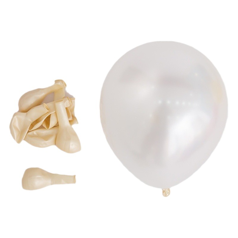 Globo blanco nacarado al por mayor 5 pulgadas 10 pulgadas 12 pulgadas 18 pulgadas blanco perla fiesta de cumpleaños decoración globo