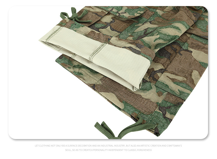 Men's Clothing Arrival Far Camouflage Cargo Large Pocket Profile Loose Functional Overalls_voghion.com